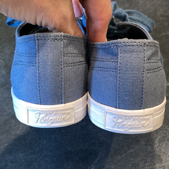 Men Penguin blue low top flat athletic shoes size 8 - Picture 7 of 11